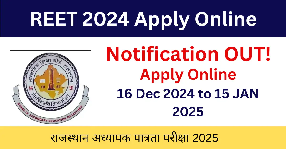 REET 2024 for level I and II Exam 2025