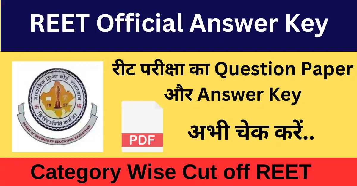 REET 2025 Answer key